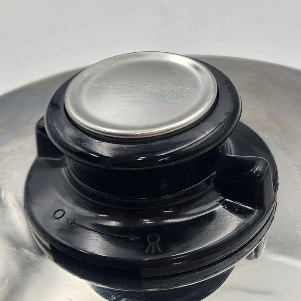 HealthCraft 7 Inch Stainless Steel Replacement Lid Steam Control Vented Cover
